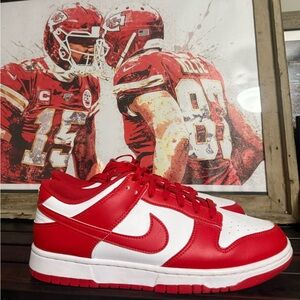 Nike Red and White dunks